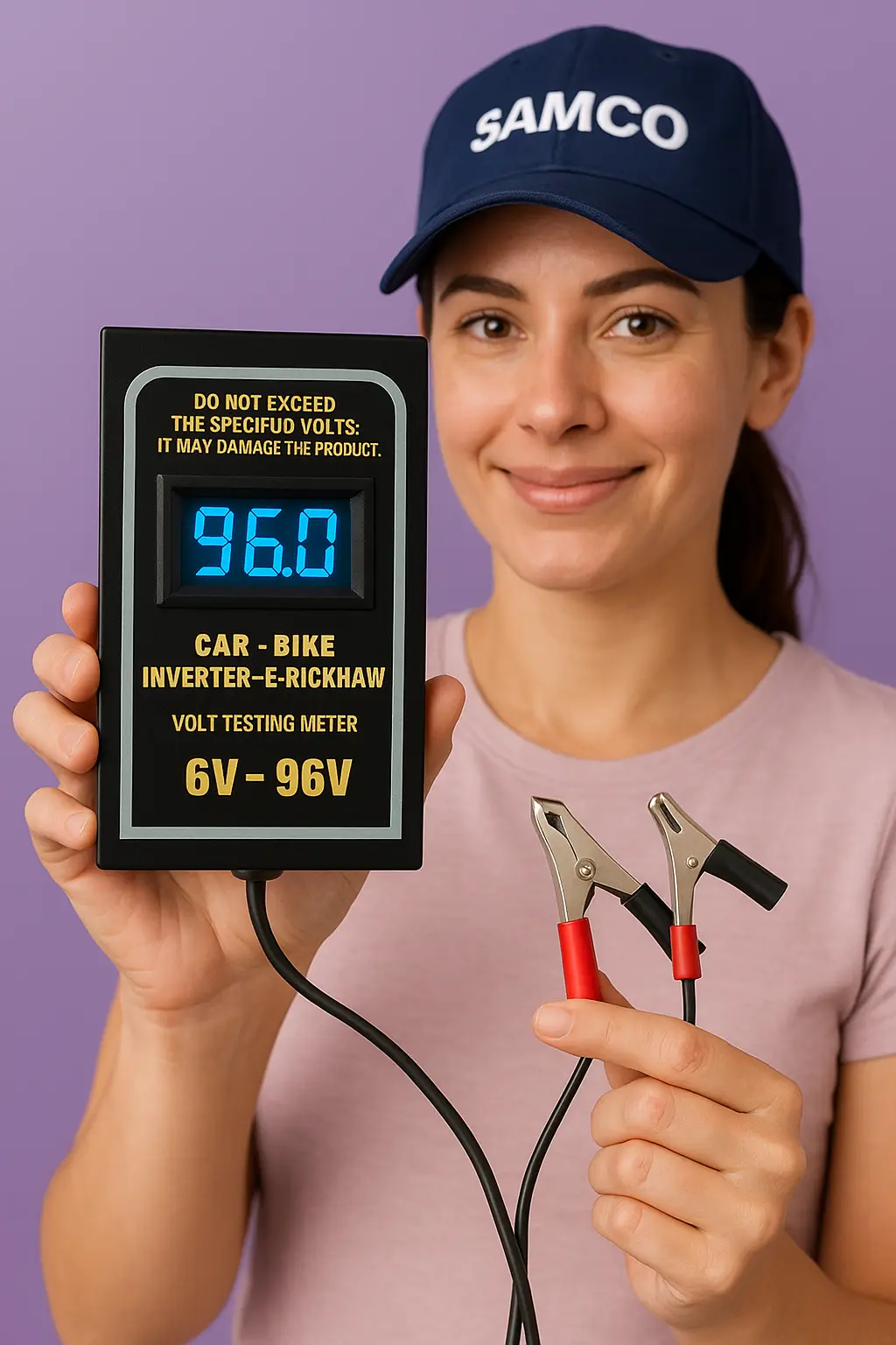 Digital Battery Voltmeter