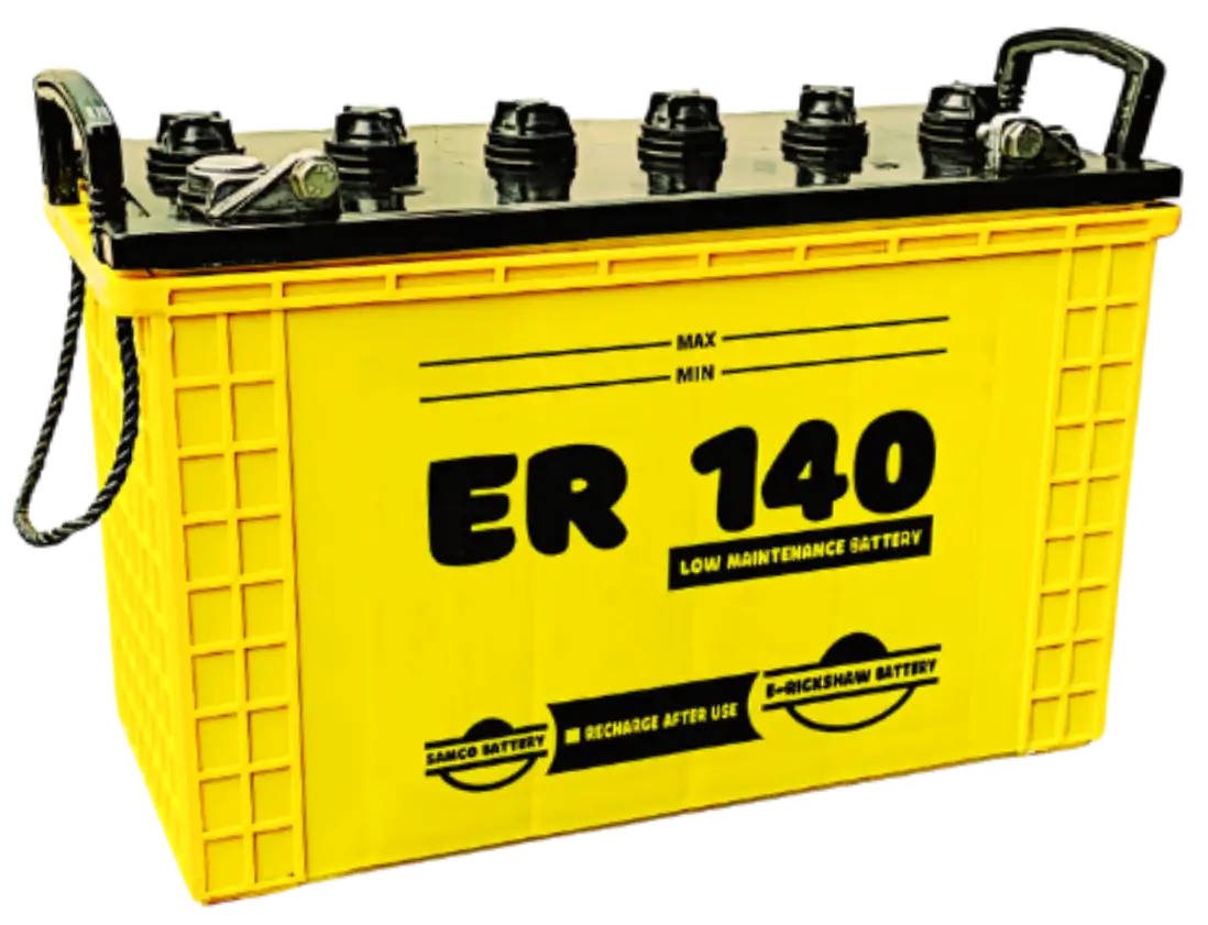 ER-140 12V 9-plate tubular e-rickshaw battery by SAMCO