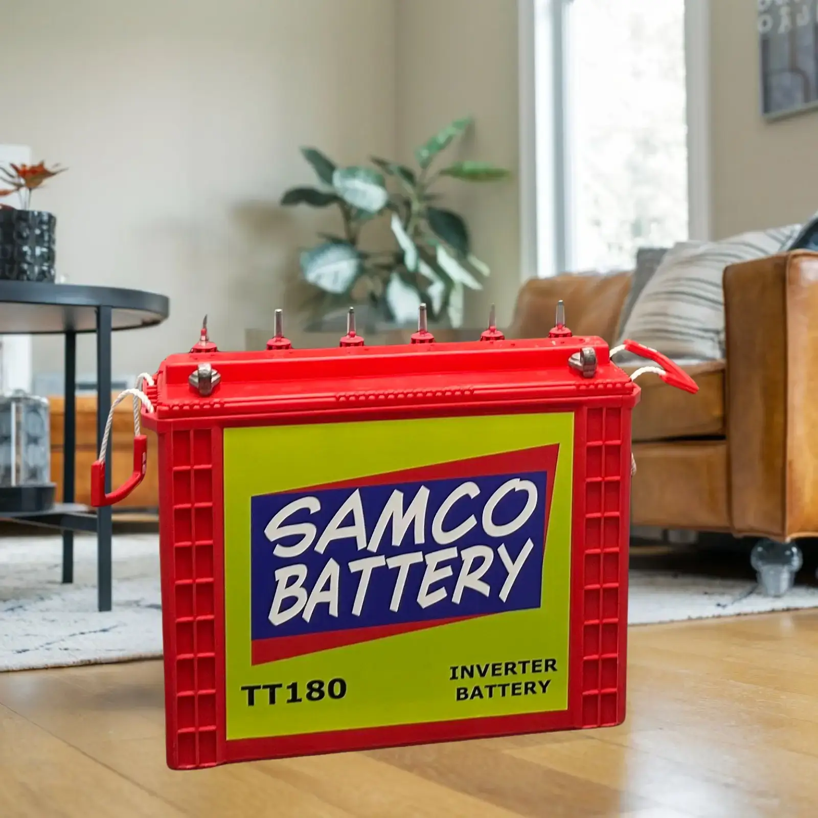 Samco TT180 Tall Tubular Inverter Battery – high-capacity backup for heavy load and frequent power cuts.