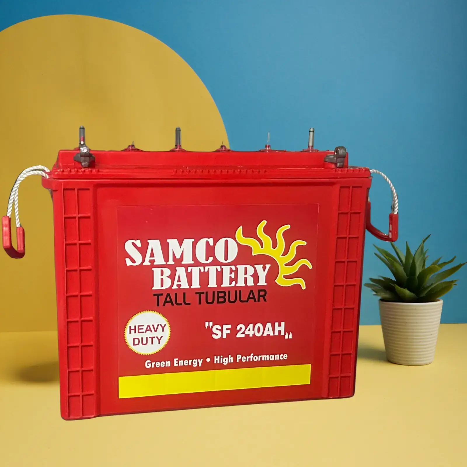 TT240 Ultra High-Capacity Tubular Inverter Battery - by Samco Battery. Maximum power with extended backup for heavy-duty applications, perfect for daily energy backup needs.